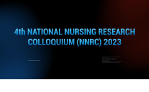 4th National Nursing Research Colloquium (NNRC) 2023